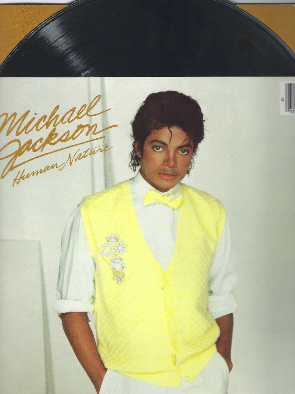 Vtg Michael Jackson Thriller 83 Folder 2p Popfolio Human Nature Quincy Jones USA